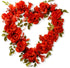 Amyzor Heart Shape Natural Grapevine Wreath Ring, DIY Craft Vines Base for Rustic Decor
