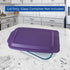Replacement Lid Cover for Pyrex 3 QT Glass Baking Dish, Casserole Container 233-PC (Purple)