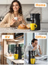 6-12 Oz Small Single Serve Coffee Maker, Fast Brew for K-Cup & Ground Coffee, Brew Sizes, One-Button Single Cup Coffee