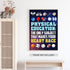 11''x17'' (Set 4 Jinniee Classroom exercise poster Calm Posters and Kids Work Out for Sports Poster Tools collection