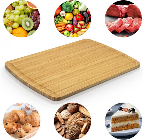 30 20 Inch Extra Large Bamboo Cutting Board for Kitchen, x Large Butcher Block Chopping Board with Juice Groove, XXXL