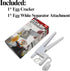 Opener-2025 Egg Shell New Egg Shell Opener for Raw and Hard Boiled Eggs,Stainless Steel Egg Cracker Tool for Cutting