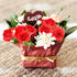 Kesoto 50pcs Artificial Red Roses Buds - 1.6" Small Silk Fake Flower Heads for Decoration, Crafts, Wedding