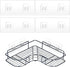 4 Pack Strong Shower Caddy Adhesive Hooks, Waterproof No Drilling Hanging Hooks for Bathroom Storage (Double Hook,