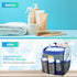 Attmu Portable Mesh Shower Caddy for College Dorm Room Essentials, 8 Pockets, Quick Dry
