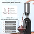 CIRCLE JOY Electric Wine Opener Set, 4-in-1 Rechargeable Wine Set, Gift Set for Wine Lovers, Silver