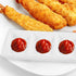 BESTonZON 3 Compartment Ceramic Dipping Bowls, 6 inch Rectangular Divided Plate for Sushi, Candy, Tomato Sauce