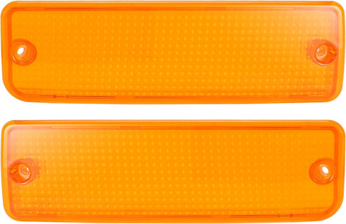 HECASA 2PCS Turn Signal Light Lens, Yellow Amber Lens Pair for 1992-1995 Toyota Pick-Up Truck (2 Wheel Drive Models