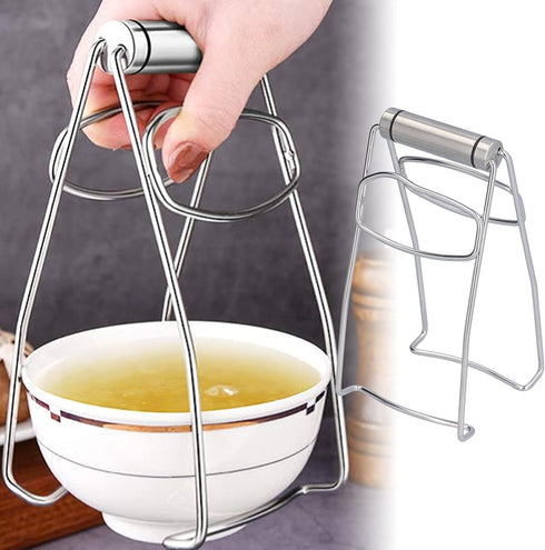Bowl Clip, Hot Plate Tongs Dish Gripper Strong Grip for Home for Kitchen for Restaurant by Aqur2020