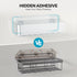 5 Pack Nieifi Adhesive Wall Shelf, Shower Shelves with Soap Holder, Shower Organizer for Bathroom Organization, Clear