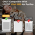 Vital 200S Pet Replacement Filter for LEVOIT Vital 200S Air Purifier, H13 True HEPA and Activated Carbon Filter, 2 Pack