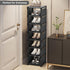8-Tier Closet, Tall Corner Shoe Rack for Entryway Corner Narrow Shoe Shelf Space Saving Corner Shoe Storage Organizer