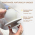 8.45oz French Ceramic Butter Crock with Lid, Inverted Water Seal Butter Keeper for Soft, Spreadable Butter at Room