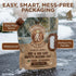 7.5 LBS Pack) 3,750 100% SASQUATCH ROCK SALT Natural Ice & Snow Melt - Pet & Kid Safe Safety Deicing Salt - (Single