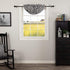 VHC Brands Annie Buffalo Check Cotton Farmhouse Kitchen Curtains Rod Pocket Balloon Valance, 15x60, Black