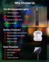 79FT 240LED 1200mah 8 2 Pack Rope Lights, Rechargeable Outdoor Waterproof String Lights with Portable Rechargeable