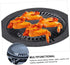 Portable Gas Stove Iron Baking Pan, Korean BBQ Grill Pan, Cast Iron Baking Dishes for Ovens