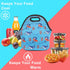 Violet Mist Shark Lunch Bag - Washable Neoprene Tote, Reusable Thermal Insulated Cooler, Lightweight for Men, Work,