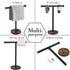 Countertop Hand Towel Stand, Free Standing Towel Rack with Weighted Wood Base for Bathroom and Kitchen