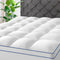 KAYFIA Queen Mattress Topper, Extra Thick Plush Pillow Top Mattress Pad Cover with 8-23 Inch Deep Pocket, White