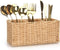 Ayiaren Wicker Flatware Caddies, Best Kitchen Silverware Organizer, Storage for Countertop, Party Utensil Holder