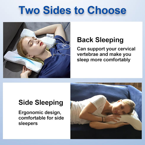 Sleeping Cuddle Pillow for Couple, Memory Foam Arched U-Shaped Arm Hole Pillow, Providing Comfort and Support in Travel