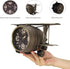 TenFuju Airplane Metal Tabletop Clock Industrial Home Decor Accents for The Mantel, Shelf, Desk, or Any Table Top