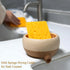 Soap Dish with Drain and Self-Draining Sponge Holder for Sink, Shower, Bathroom, and Kitchen - Rustic Resin Soap Saver