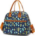 FlowFly Large Insulated Lunch Bag with Shoulder Strap for Men, Women, Kids, Reusable Tote, Freezable Meal Prep