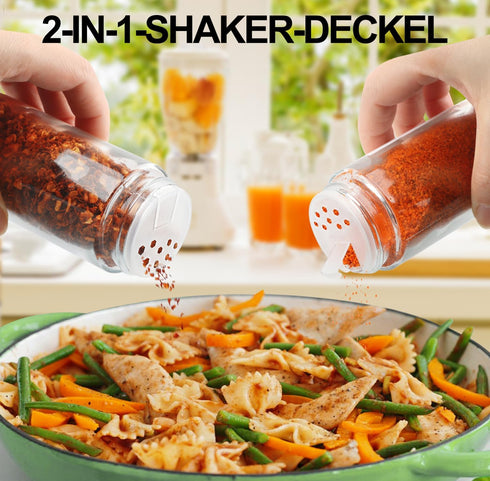 398 Labels-4oz 24 Set AISIPRIN Glass Spice Jars with Pcs,Round Seasoning Jars with Bamboo Airtight Lids,Spice Container