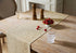 48 Inches 13x48 Inches, ZeeMart Beige Table Runners Long, Burlap Linen Style Rustic Farmhouse Table Runner, Small Short