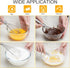 HOTEC 4 Pieces Stainless Steel Whisks Set - Wire Whisk, Balloon Whisk, Egg Beater Kitchen Utensils for Stirring