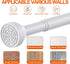 TEECK Shower Curtain Rod, 32-79 inch Adjustable Tension Spring, 1 Inch Anti-Slip, Rust-Proof, No Drilling for Bathroom,