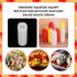 3 (24oz, beyonday Seasoning Squeeze Bottles, Hole Ketchup Mustard Dressing Squeeze Squirt Bottles, Salad Sauce