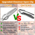 2 2 Upgraded Chestnut Cutter Tool Chestnut Open Clip Stainless Steel Chestnut Opener Portable Nut Cracker Walnut