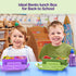 Jelife Lunch Box Kids Bento Box, Large Leakproof 4 Compartments Lunchbox with Utensils for Back to School, Purple