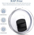 2 Pack Tumbler Lid for Yeti with Magnetic Slider Switch, Reusable Replacement Lids
