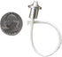 Firefly Fuels Small 5/16” Aluminum Wick Holders - 10-Pack with 2.6mm Cotton Wicks for Oil Lamps