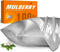 100% Mulberry Silk Pillowcase, 22 Momme Pure Natural Silk, Both Sided with Zipper, King Size (Silver Grey, 20'' 36'')