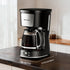 12-Cup Filter,Programmable Drip Coffee Maker with Reusable Clock,Auto Brew,Water Window,Keep Hot Plate,Glass