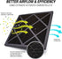 Tiger Tough HEPA 500 Activated Carbon Filter for Air Scrubbers - 16 x 16 x 1