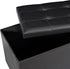 30 Inches 15" 30" 15" LEMY Folding Ottoman Storage Bench, Foot Rest Stool with Wooden Divider&Large Storage Space