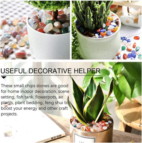 Hilitchi Flat Glass Marbles, Gemstones Glass Stones for Table Scatter, Vase Fillers, Event Weddings Birthday Christmas