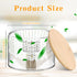 Coffee Filter Holder Reusable Clear Coffee Filter Storage Container with Bamboo Lid Acrylic Coffee Bar Accessories Stylish Coffee Filter Dispenser for Coffee Bar Accessories Kitchen Countertop
