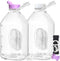 2 Pack 64 Oz Heavy Duty Glass Milk Bottle with 1 Silicone