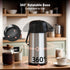 Airpot Coffee Carafe, 85 OZ / 2.5L Large Insulated Stainless Steel Thermos Urn