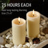 Pack 6 (2inch 4 inch Pure Natural Beeswax Pillar Candles Bulk - of - Honeycomb Surface, No Scent