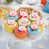 Jetec 48 2.5 Inch Pieces Acrylic Baby Pacifiers Gender Reveal Party Decorations for DIY Baby Shower Birthday Party