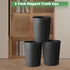 LLNTOU 3 Pack 1.8 6 Small Trash Can Gallons, Bathroom Trash Can & Garbage Can with Trash Bags, Bedroom Trash Bin