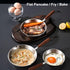 Luqeeg Mini Stainless Steel Frying Pan, Non Stick Egg Pan, Compatible with Induction & Gas Stoves, Ergonomic Handle
